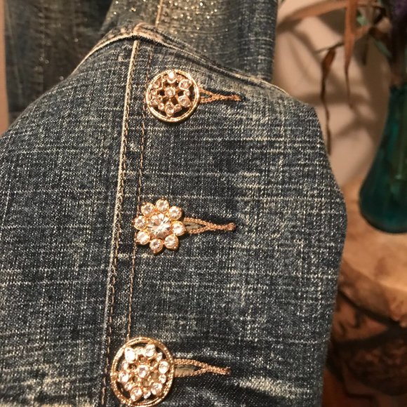 Blingy Jean Jacket - Picture 6 of 12